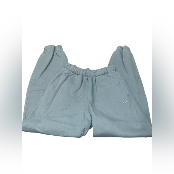Hollister Light Blue Elastic Waist Sweatpants - Picture 4 of 7